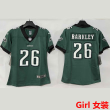 BARKLEY #26 Philadelphia Eagles Girl NFL Jersey 老鹰