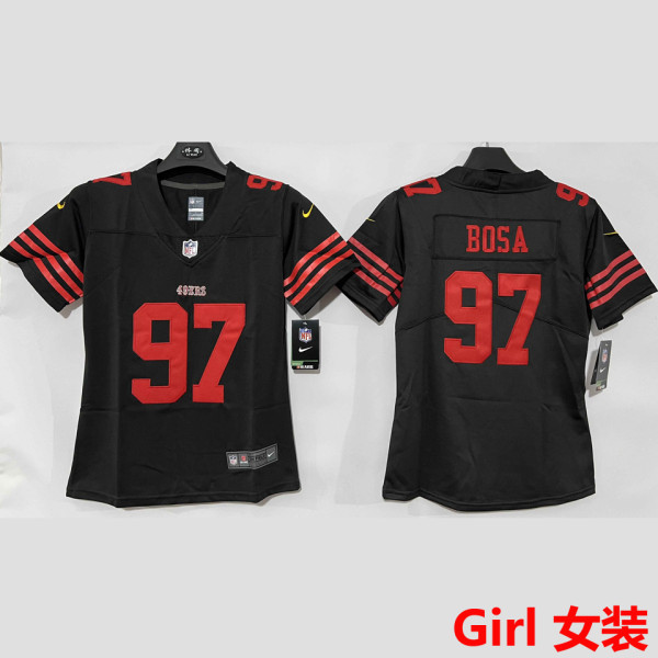 BOSA #97 San Francisco 49ers Girl NFL Jersey 49人