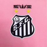 2012/13 Santos Pink Retro Soccer Jersey