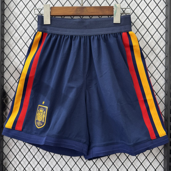 2026/27 Spain Home Blue Player Version Shorts Pants 球员版