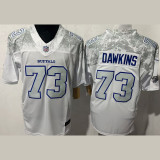 DAWKINS #73 Men's Buffalo Bills NFL Jersey 布法罗比尔  (3代）