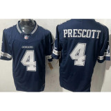 PRESCOTT #4 Men's Dallas Cowboys NFL Jersey 牛仔   (3代）