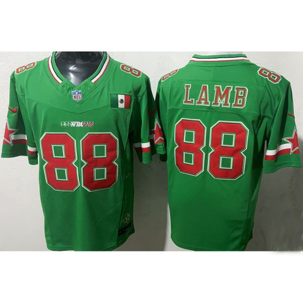 LAMB #88 Men's Dallas Cowboys NFL Jersey 牛仔   (3代）