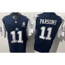 PARSONS #11 Men's Dallas Cowboys NFL Jersey 牛仔   (3代）