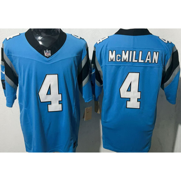McMILLAN #4 Men's Carolina Panthers NFL Jersey 黑豹   (3代）