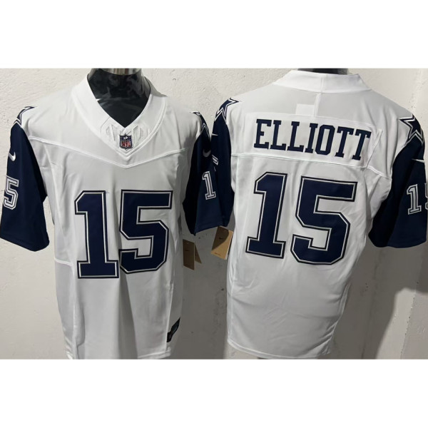 ELLIOTT #15 Men's Dallas Cowboys NFL Jersey 牛仔   (3代）