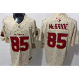 McBRIDE #85 Men's Arizona Cardinals NFL Jersey 红雀   (3代）
