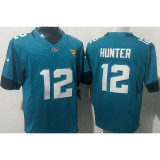 HUNTER #12 Men's Jacksonville Jaguars NFL Jersey 美洲虎    (3代）