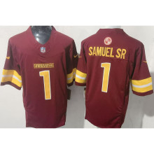 SAMUEL SR #1 Men's Washington Commanders NFL Jersey 指挥官  (3代）