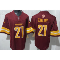 TAYLOR # 21 Men's Washington Commanders NFL Jersey 指挥官  (3代）