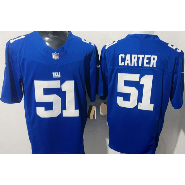 CARTER #51 Men's New York Giants NFL Jersey 巨人   (3代）
