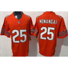 MONANGAI #25 Men's Chicago Bears NFL Jersey 熊队    (3代）