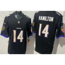HAMILTON #14 Men's Baltimore Ravens NFL Jersey 乌鸦  (3代）