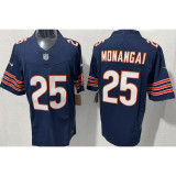 MONANGAI #25 Men's Chicago Bears NFL Jersey 熊队    (3代）
