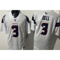 DELL #3 Men's Houston Texans NFL Jersey 德州人    (3代）