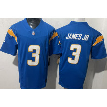 JAMES JR #3 Men's Los Angeles Chargers NFL Jersey 闪电   (3代）