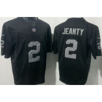 JEANTY #2 Men's Las Vegas Raiders NFL Jersey 突袭者   (3代）