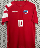 #10 Chile Home Red Retro Soccer Jersey 1994  带10号