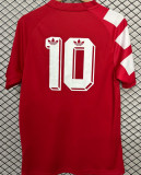 #10 Chile Home Red Retro Soccer Jersey 1994  带10号