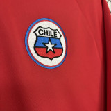 #10 Chile Home Red Retro Soccer Jersey 1994  带10号