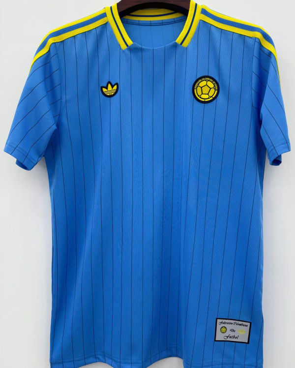 2026/27 Colombia Blue Retro Style Training Jersey