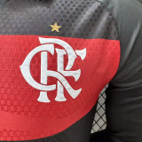 2026/27 Flamengo Home Player Version Long Sleeve Soccer Jersey