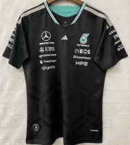 2026 Mercedes AMG Petronas F1 Black Team T-Shirt  圆领