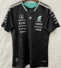 2026 Mercedes AMG Petronas F1 Black Team T-Shirt  圆领