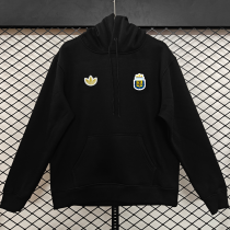 2026/27 Argentina Black Retro Style Hoody 小绣花 黑色