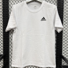 2026/27 AD White Casual Pure Cotton T-Shirt   T285 AD左上
