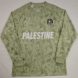 2026 FC Palestine Long Sleeve Fans Soccer Jersey 英文