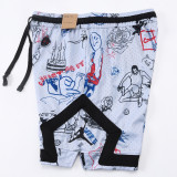 C2521 Jordan Casual Short Pants 涂鸦灰
