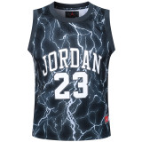 #23 AJ11 Jordan Casual Vest Jersey  闪电黑