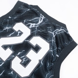 #23 AJ11 Jordan Casual Vest Jersey  闪电黑