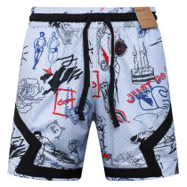 C2521 Jordan Casual Short Pants 涂鸦灰