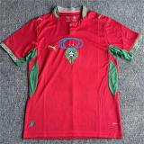 2026/27 Morocco Home Red Fans Soccer Jersey (with 2 stars 带两星）
