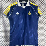 2026/27 RM Special Edition Royal Blue Retro Style Fans Soccer Jersey 黄三边