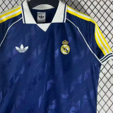 2026/27 RM Special Edition Royal Blue Retro Style Fans Soccer Jersey 黄三边