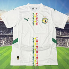 2025 Senegal Home White Fans Soccer Jersey (with 2 stars 带两星）