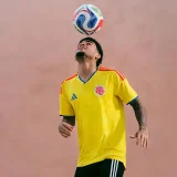 2026/27 Colombia Home Yellow Fans Soccer Jersey