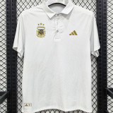 2026/27 Argentina Casual Quick Drying POLO T-Shirt    白色