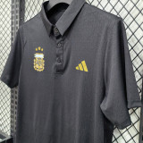 2026/27 Argentina Casual Quick Drying POLO T-Shirt    黑色