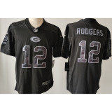 RODGERS #12 Men's Green Bay Packers NFL Jersey 包装工