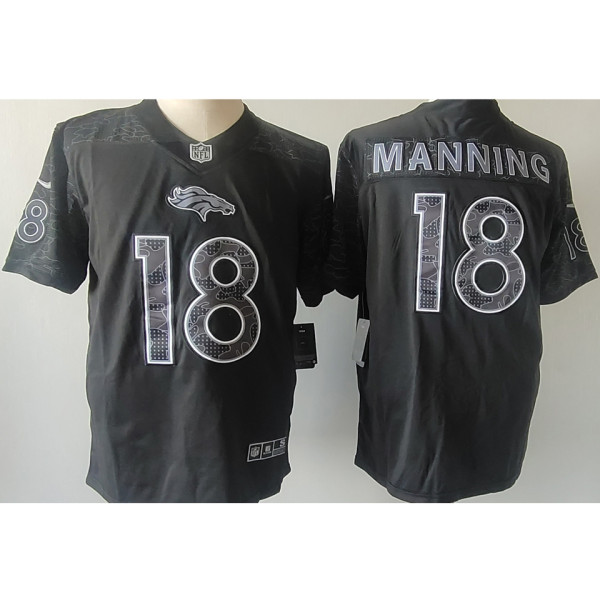 MANNING #18 Men's Denver Broncos NFL Jersey 野马