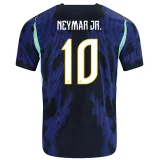 2026/27 Brazil Away Blue Fans Long Sleeve Soccer Jersey