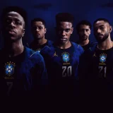 2026/27 Brazil Away Blue Fans Long Sleeve Soccer Jersey