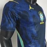 2026/27 Brazil Away Blue Player Version Soccer Jersey