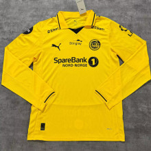 2026/27 Bodo Glimt Home Yellow Fans Long Sleeve Soccer Jersey 博德闪耀