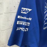 2026 Mercedes AMG Petronas F1 Blue POLO Team T-Shirt  有领