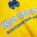 2008 West Ham X Iron Maiden Yellow Retro Jersey (Number 08)